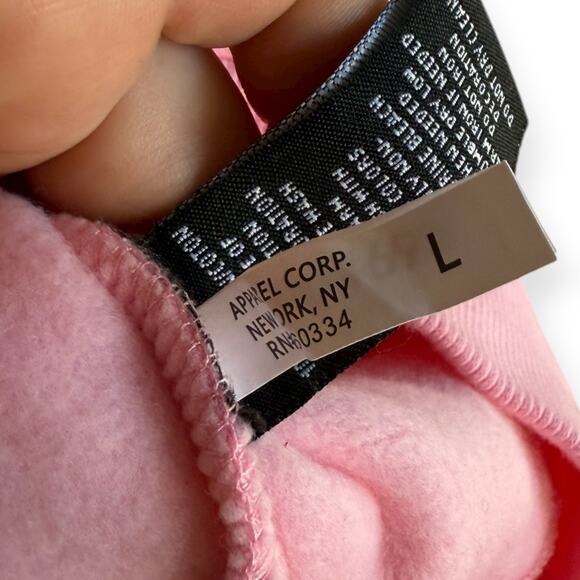 Wedding Cake Hoodie Pink Wake & Bake Weed Graphic Pullover Unisex L Streetwear - Picture 5 of 8